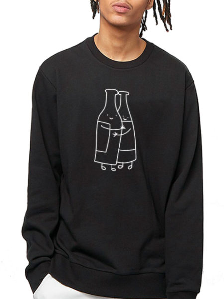 WKT – Bierliebe – Sweater Black – UNISEX